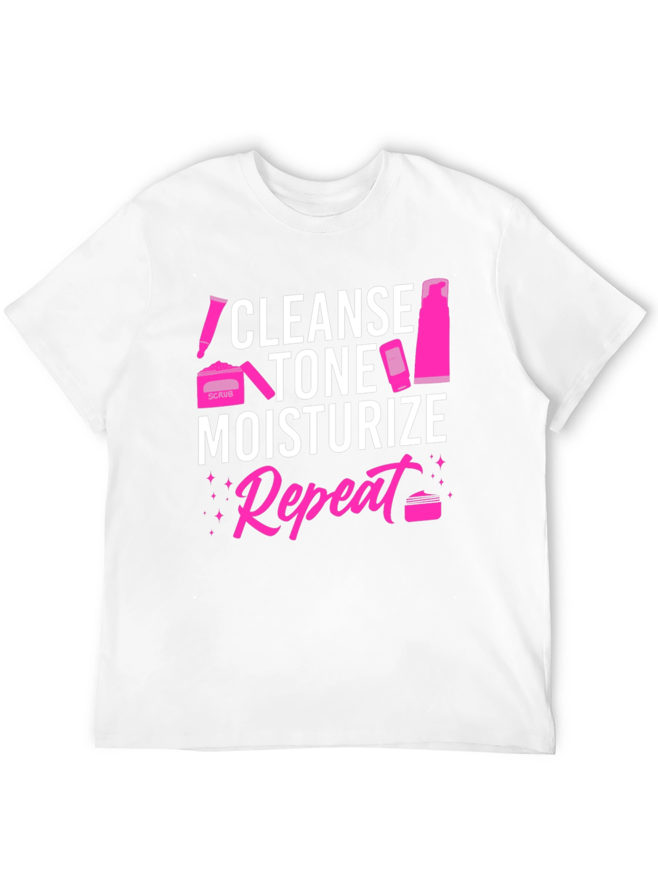 Camiseta Estética: Limpia Tonifica Hidrata Repite