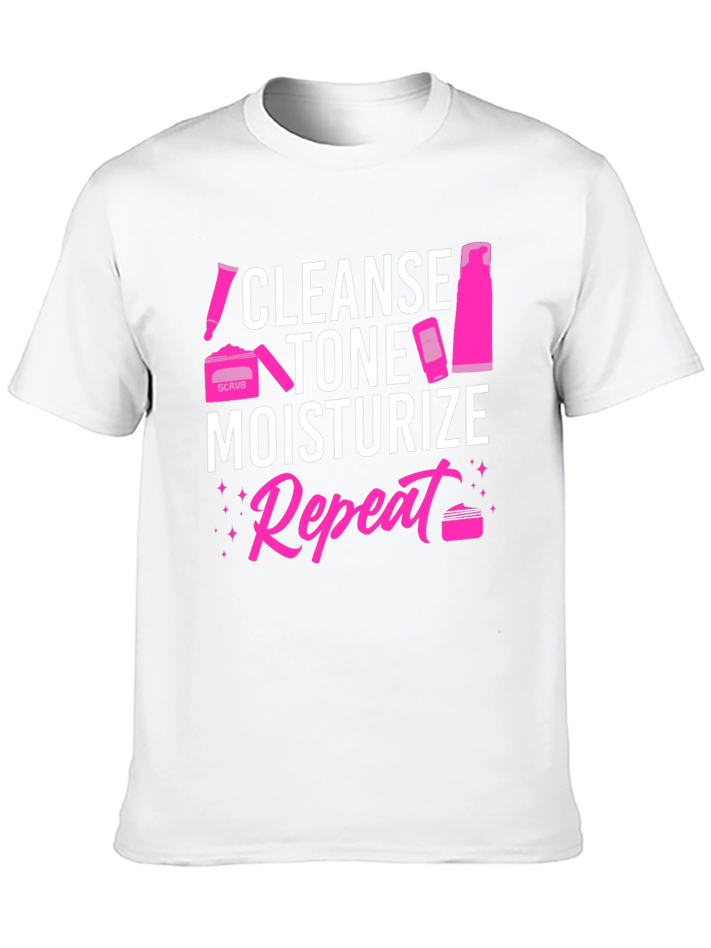 Camiseta Estética: Limpia Tonifica Hidrata Repite