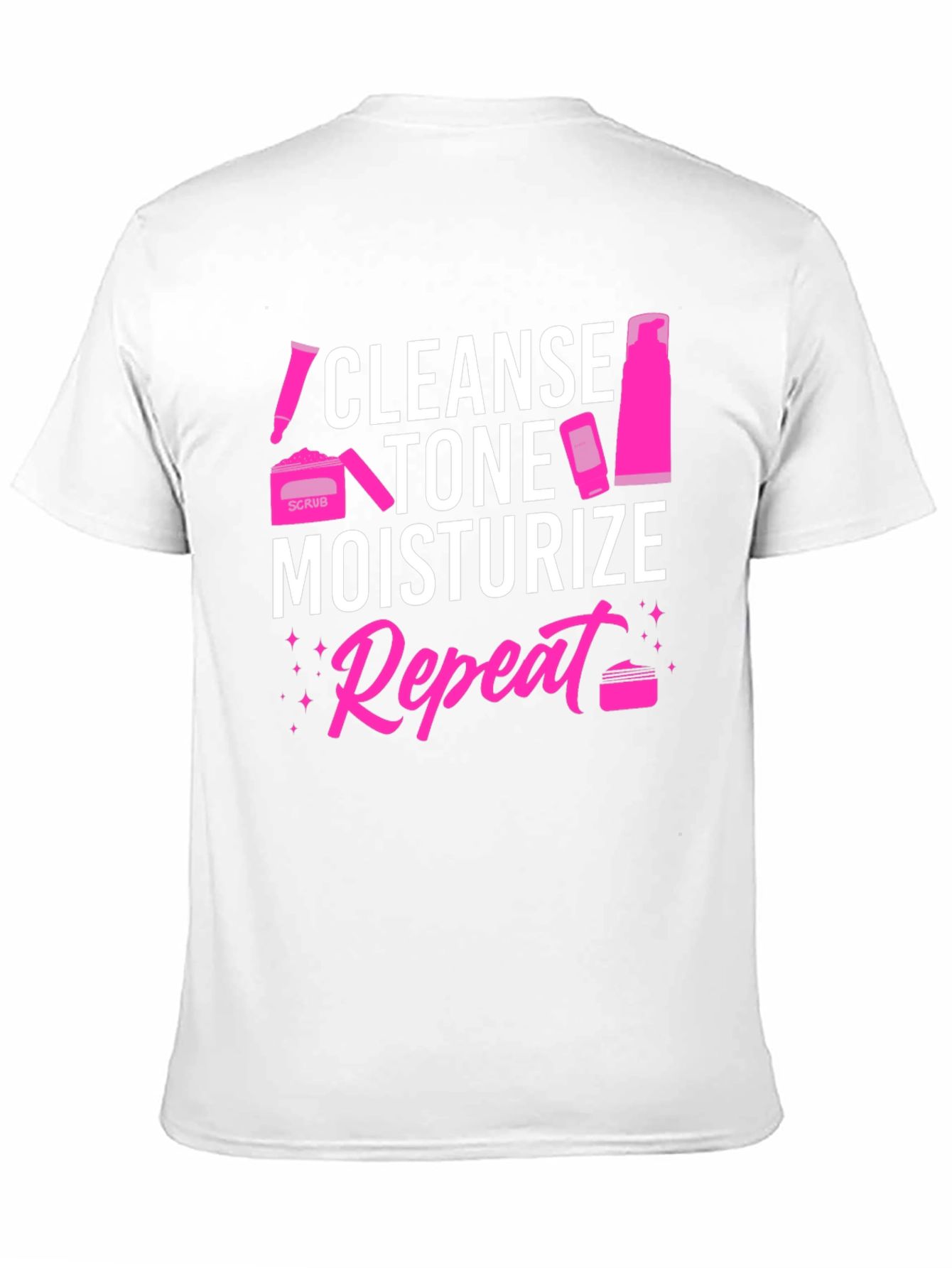 Camiseta Estética: Limpia Tonifica Hidrata Repite
