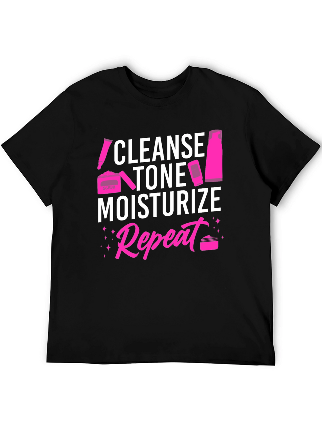 Camiseta Estética: Limpia Tonifica Hidrata Repite
