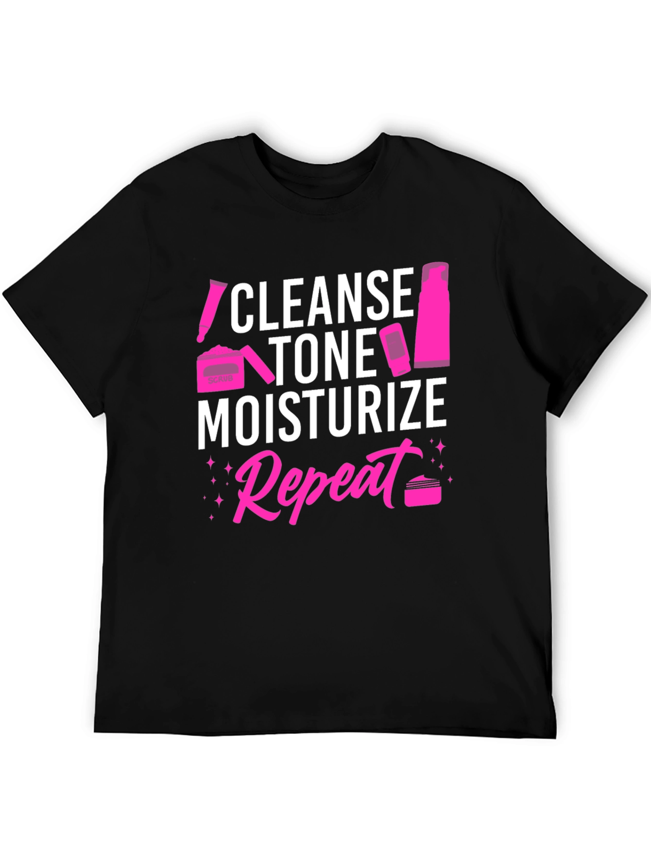 Camiseta Estética: Limpia Tonifica Hidrata Repite