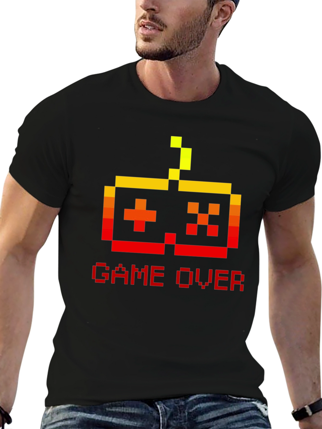 Camiseta Gamer Retro - Game Over