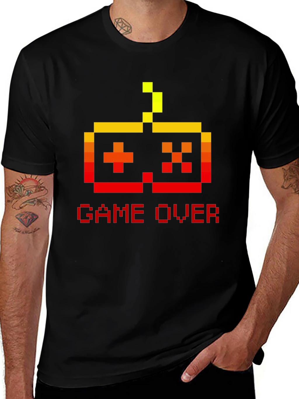 Camiseta Gamer Retro - Game Over