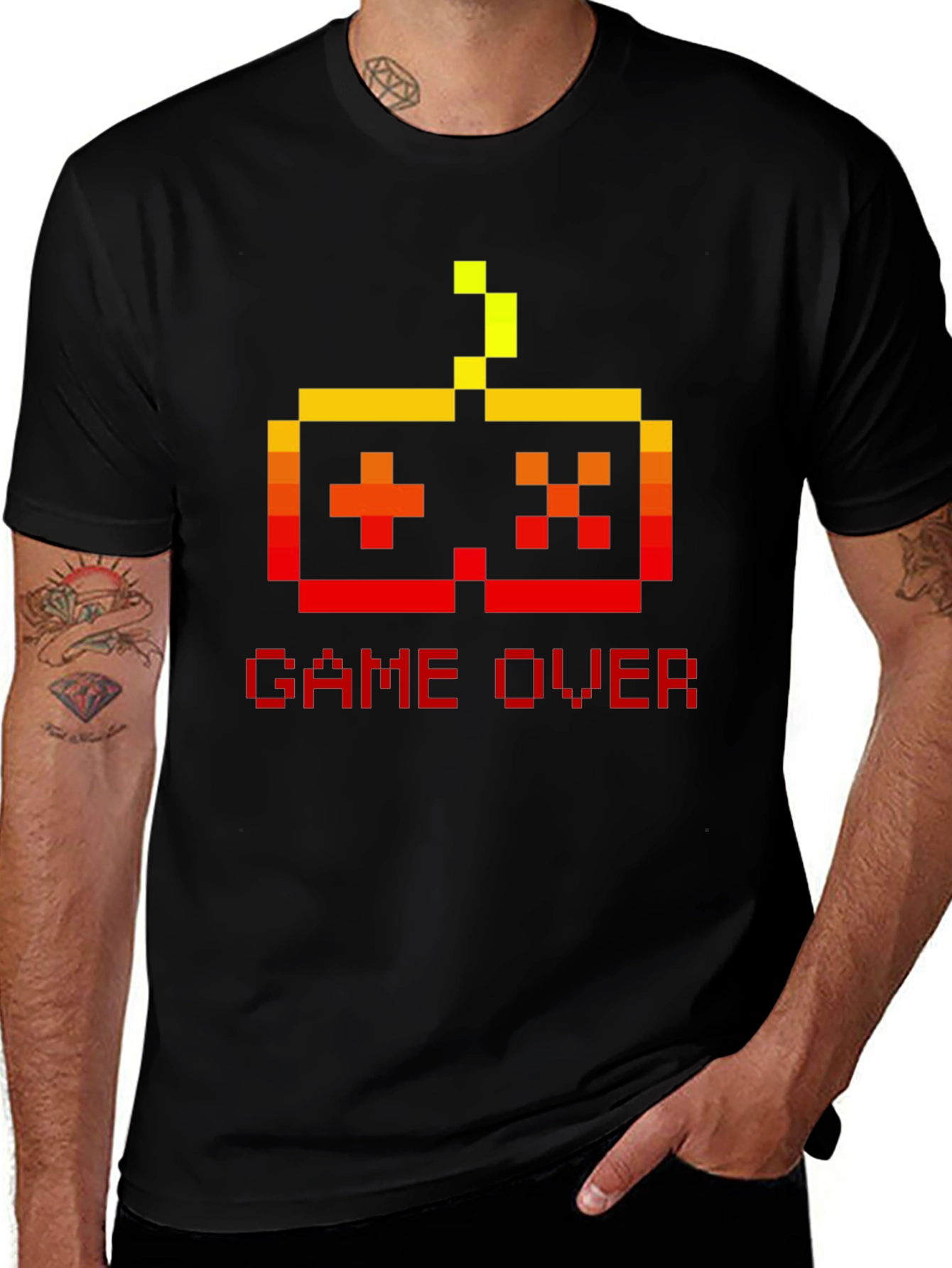 Camiseta Gamer Retro - Game Over