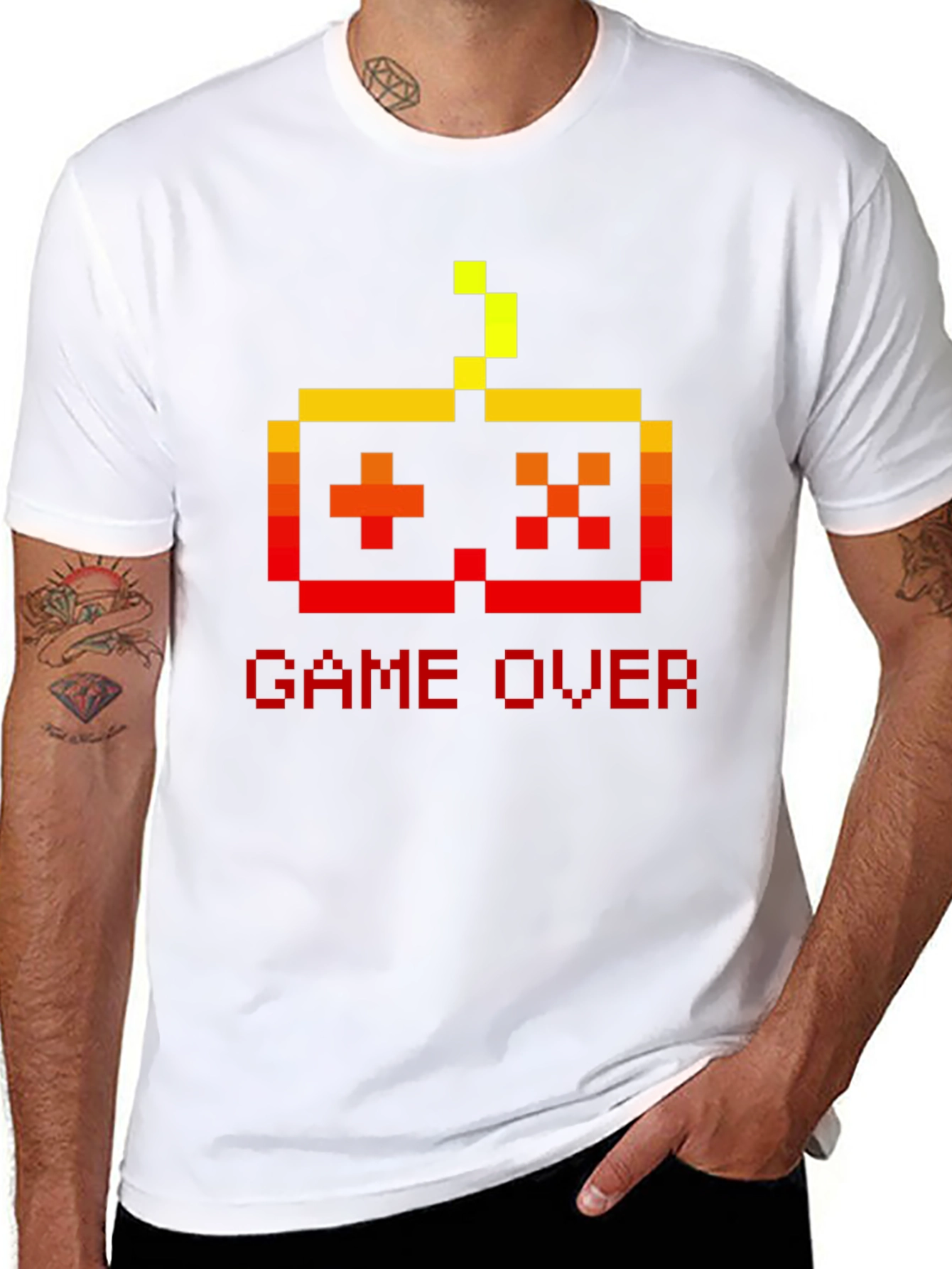 Camiseta Gamer Retro - Game Over