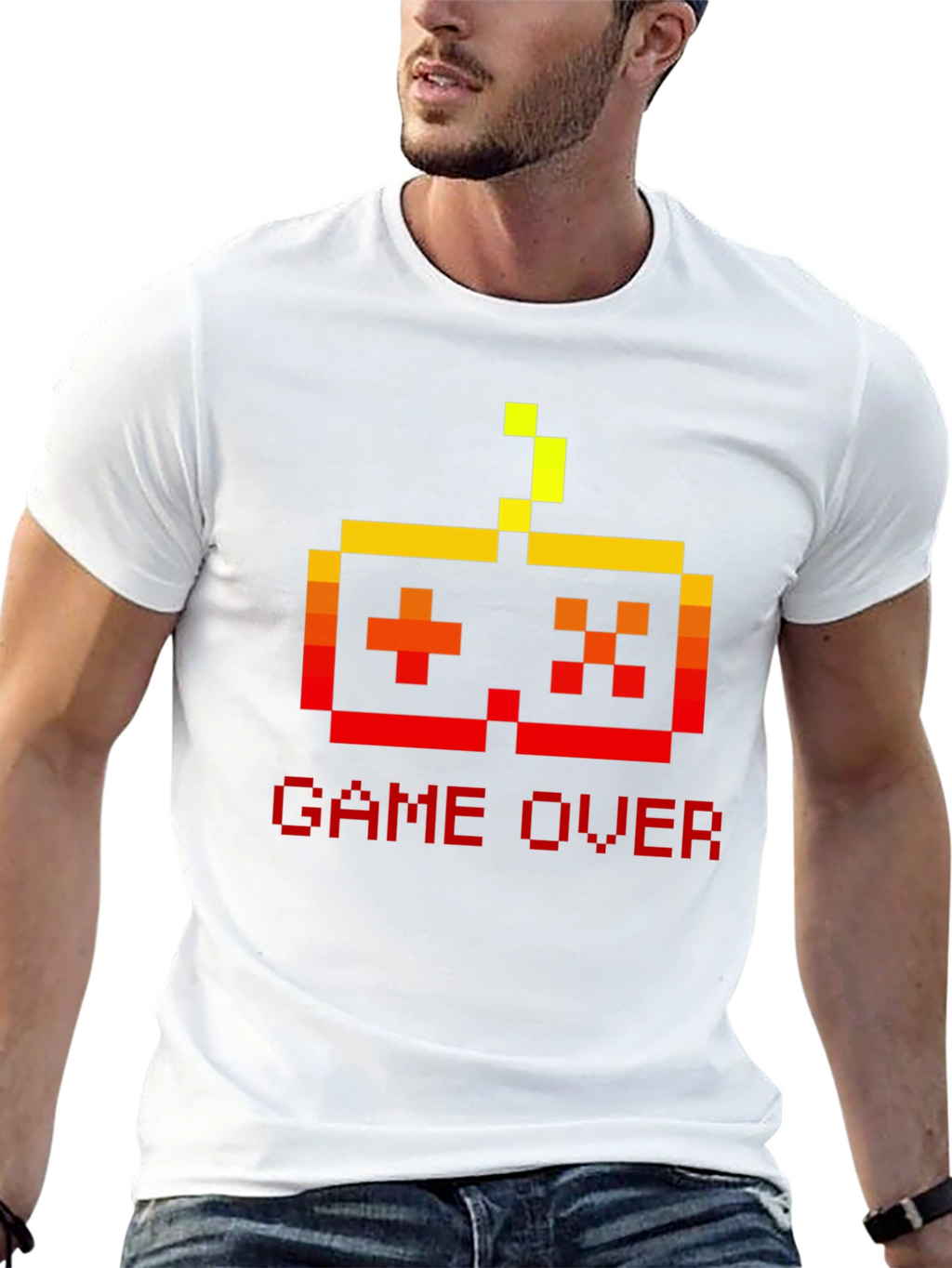 Camiseta Gamer Retro - Game Over
