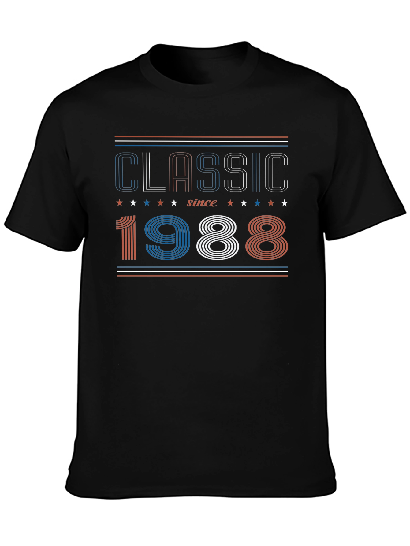 Camiseta Clásica Since 1988 Algodón Unisex