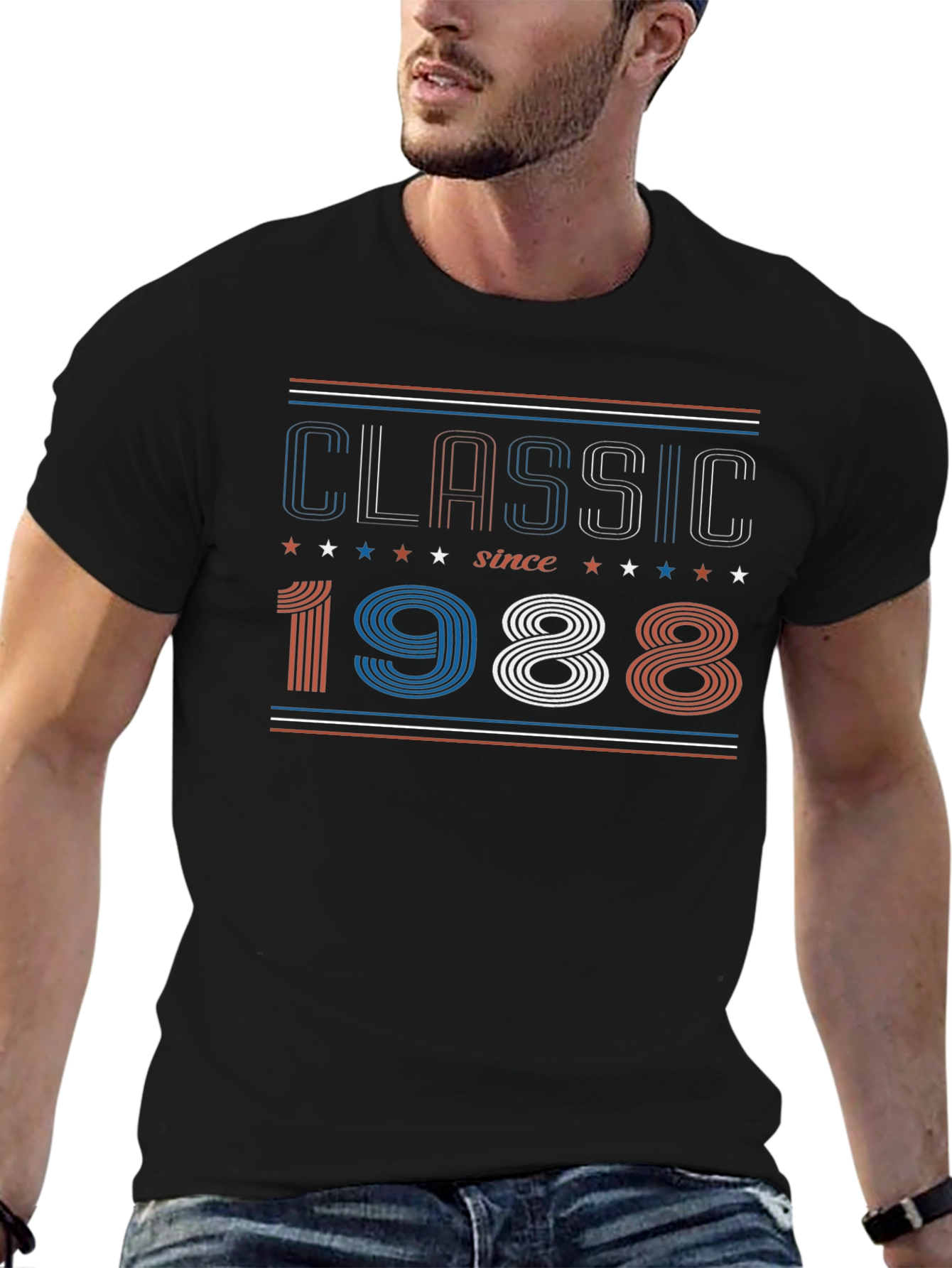 Camiseta Clásica Since 1988 Algodón Unisex
