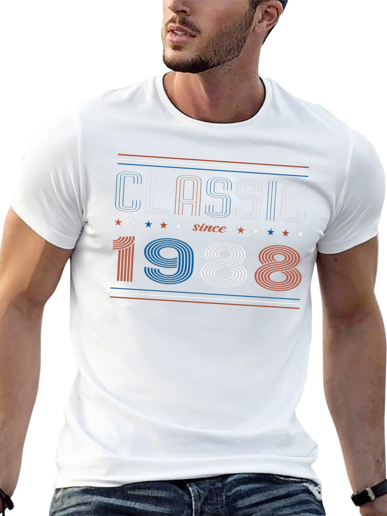 Camiseta Clásica Since 1988 Algodón Unisex