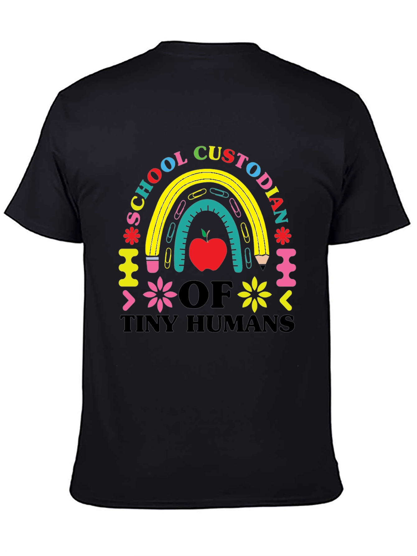Camiseta de Conserje Escolar Humanos Pequeños