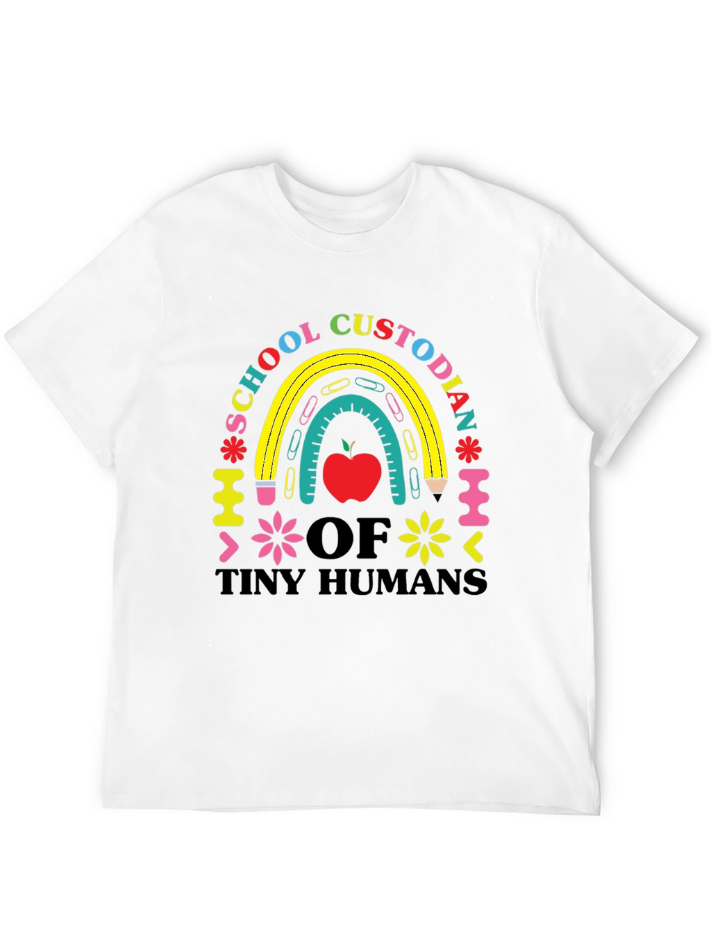 Camiseta de Conserje Escolar Humanos Pequeños
