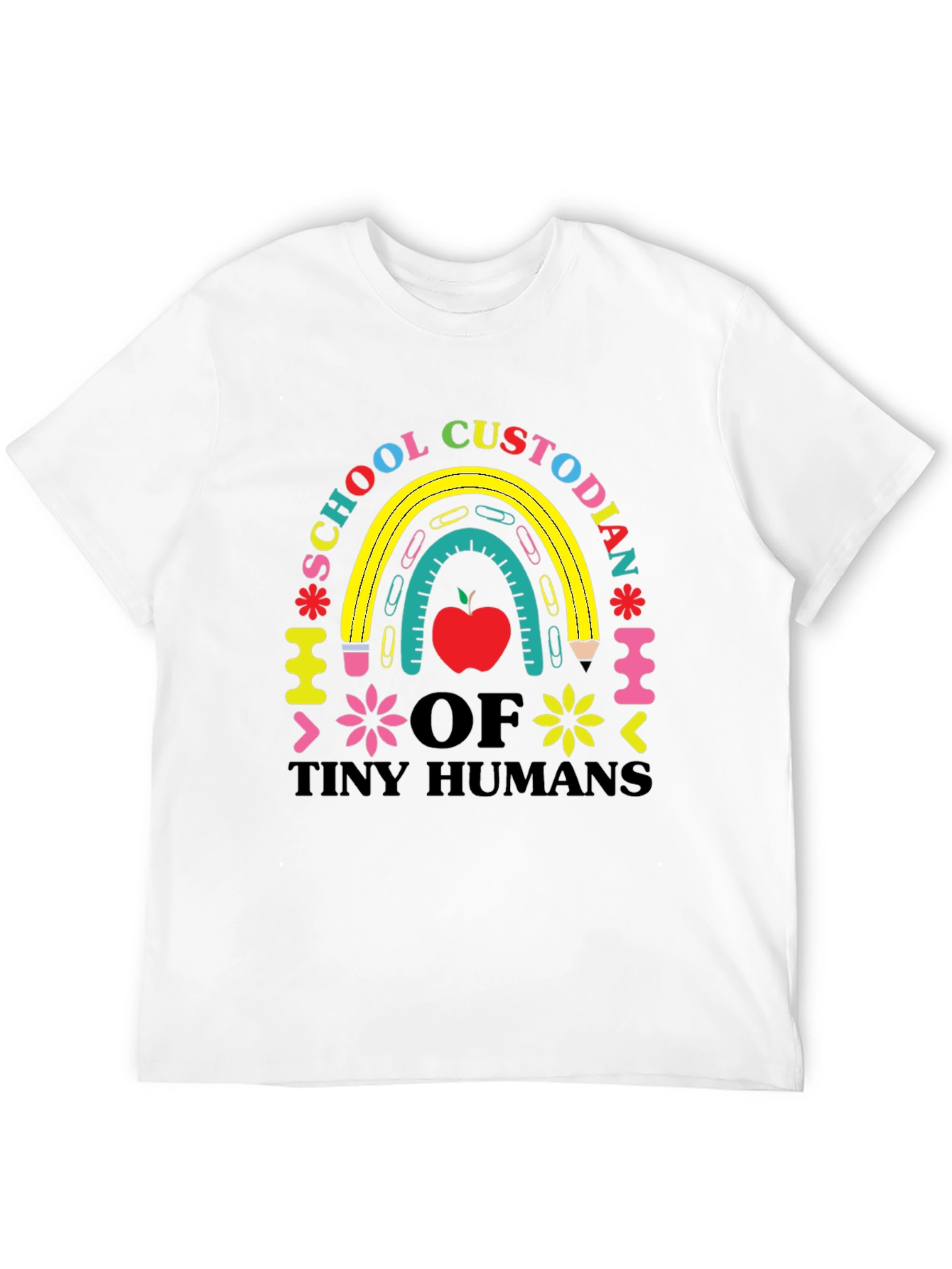 Camiseta de Conserje Escolar Humanos Pequeños