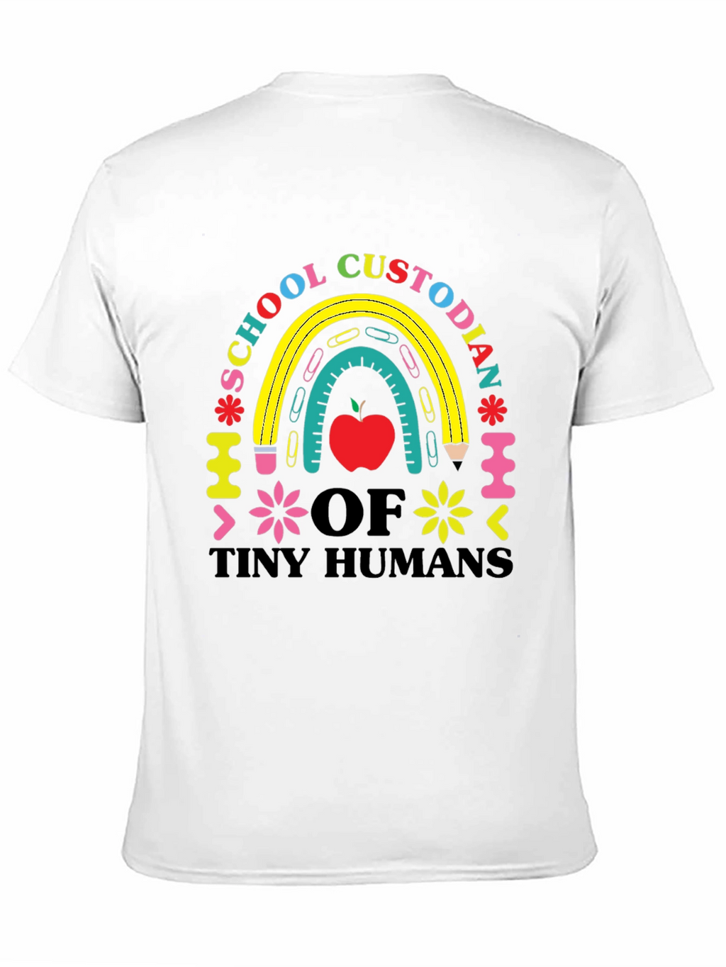 Camiseta de Conserje Escolar Humanos Pequeños