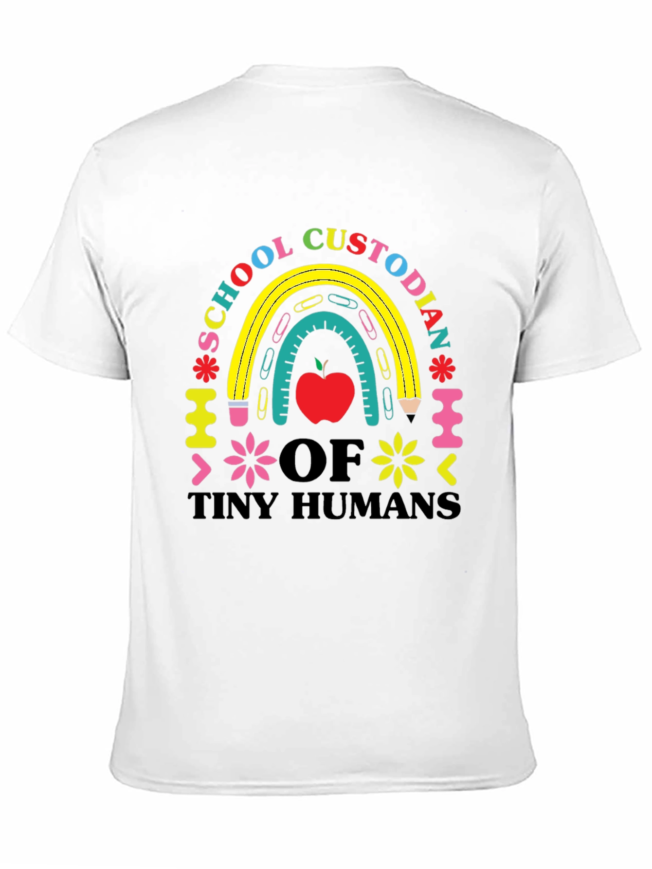 Camiseta de Conserje Escolar Humanos Pequeños