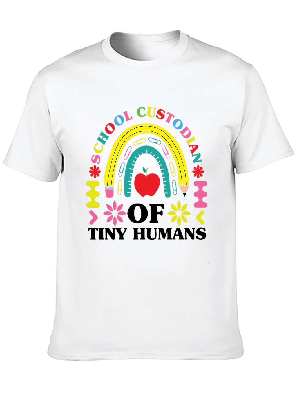 Camiseta de Conserje Escolar Humanos Pequeños