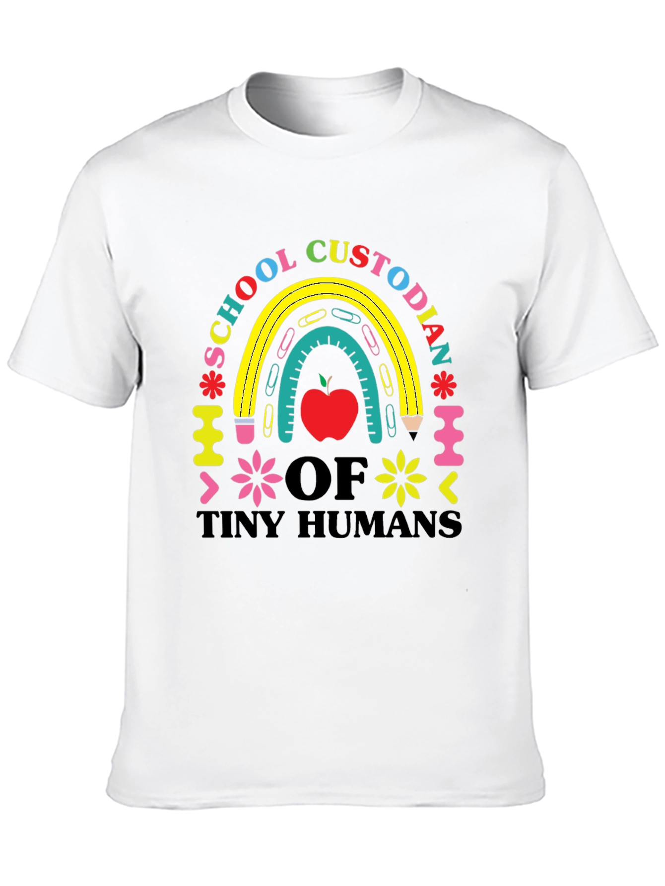 Camiseta de Conserje Escolar Humanos Pequeños