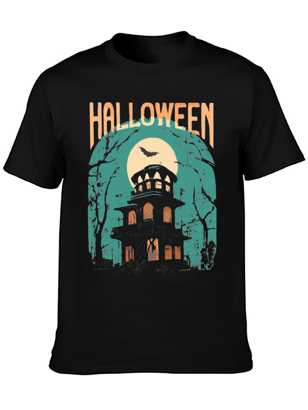 Camiseta Halloween Casa Embrujada