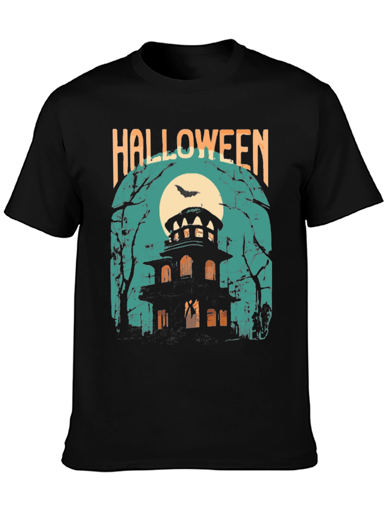 Camiseta Halloween Casa Embrujada