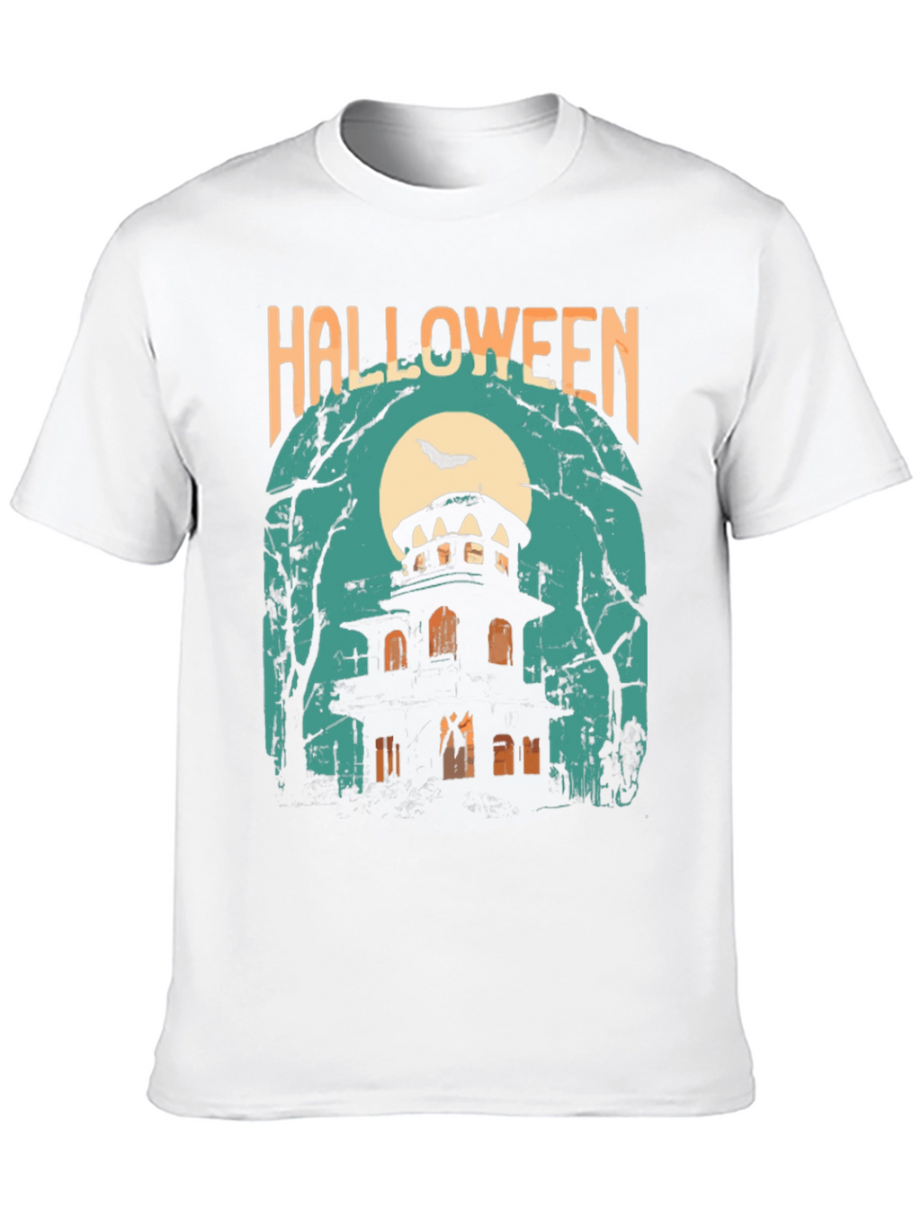 Camiseta Halloween Casa Embrujada