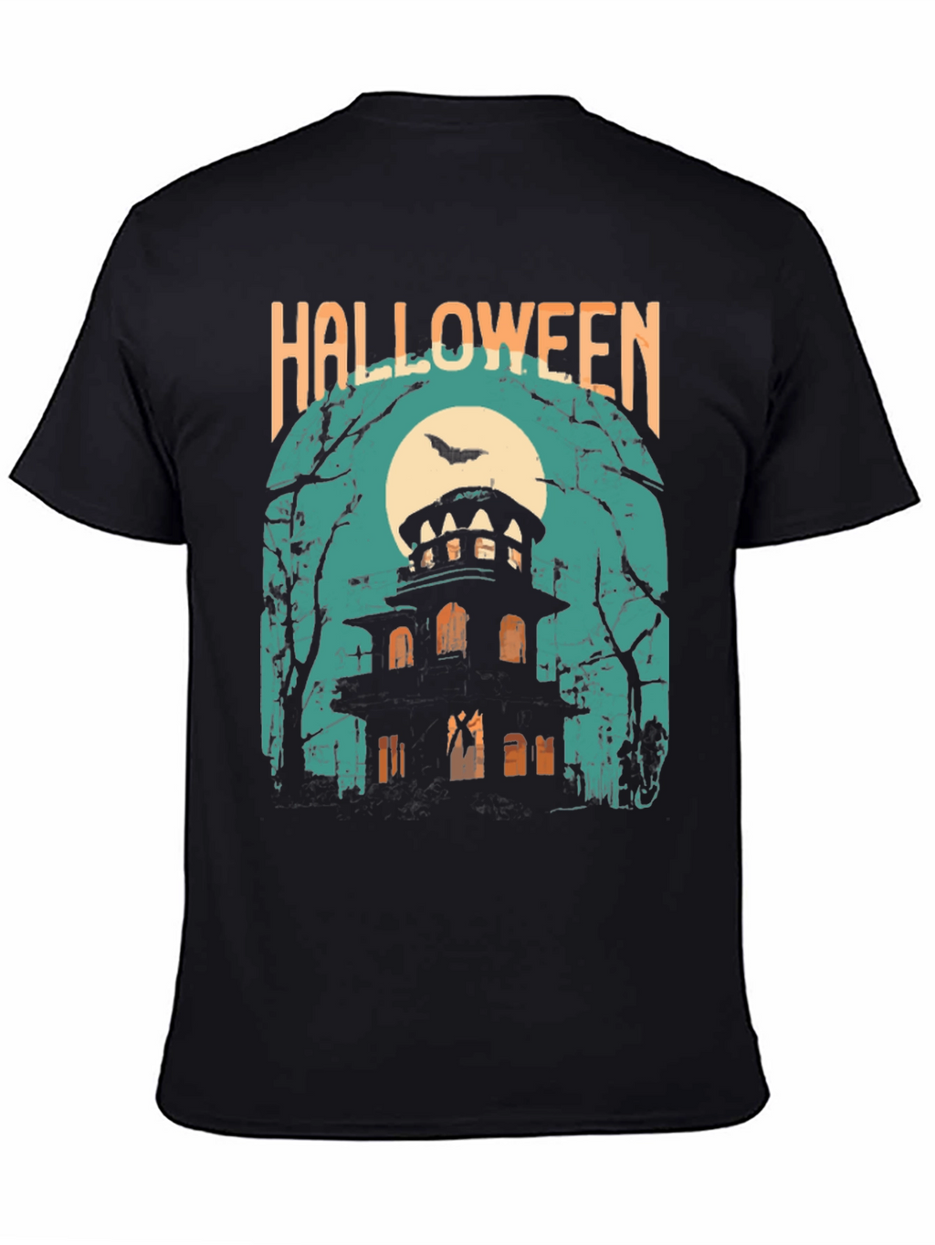 Camiseta Halloween Casa Embrujada