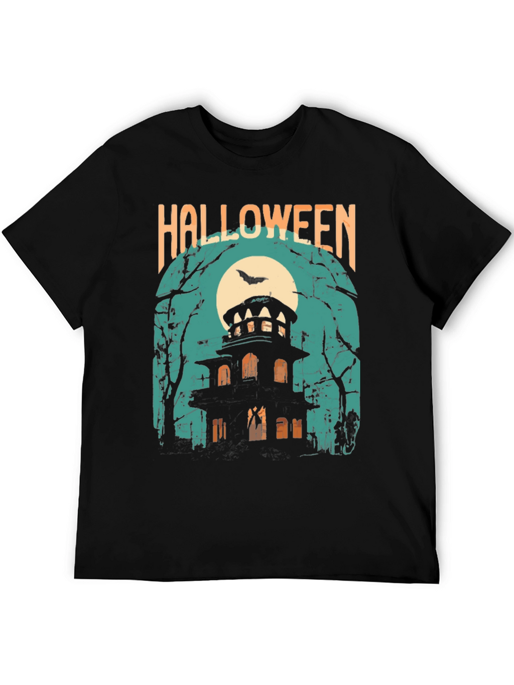 Camiseta Halloween Casa Embrujada