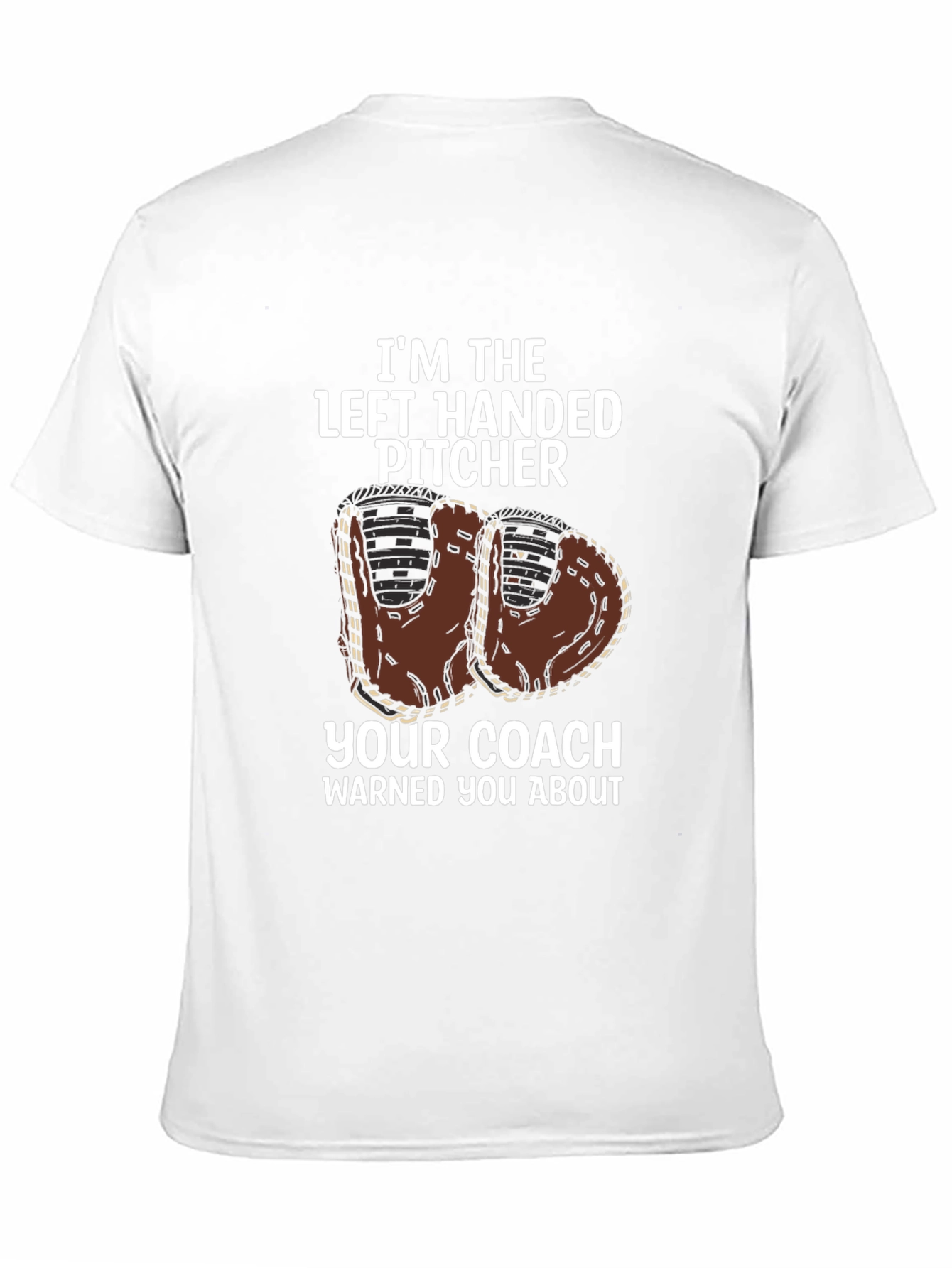 Camiseta de Béisbol para Lanzador Zurdo - Advertencia del Entrenador