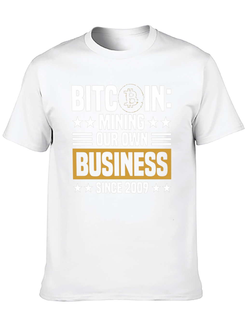 Camiseta Bitcoin: Minería Desde 2009