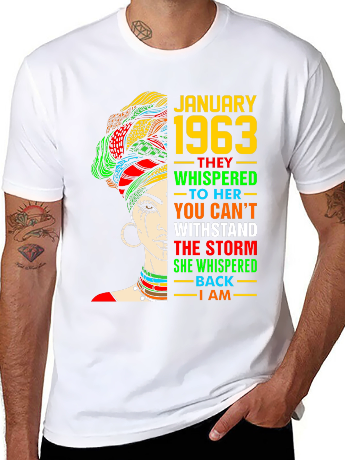 Camiseta Enero 1963 Mujer Fuerte