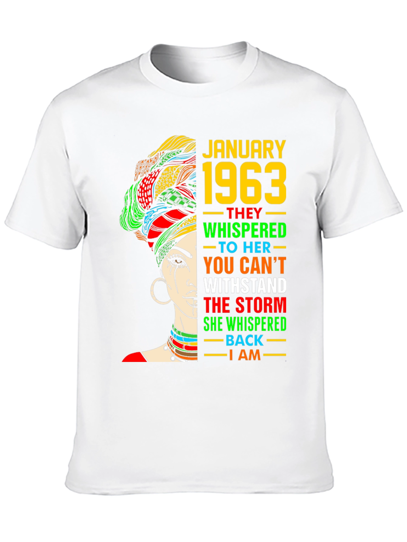 Camiseta Enero 1963 Mujer Fuerte