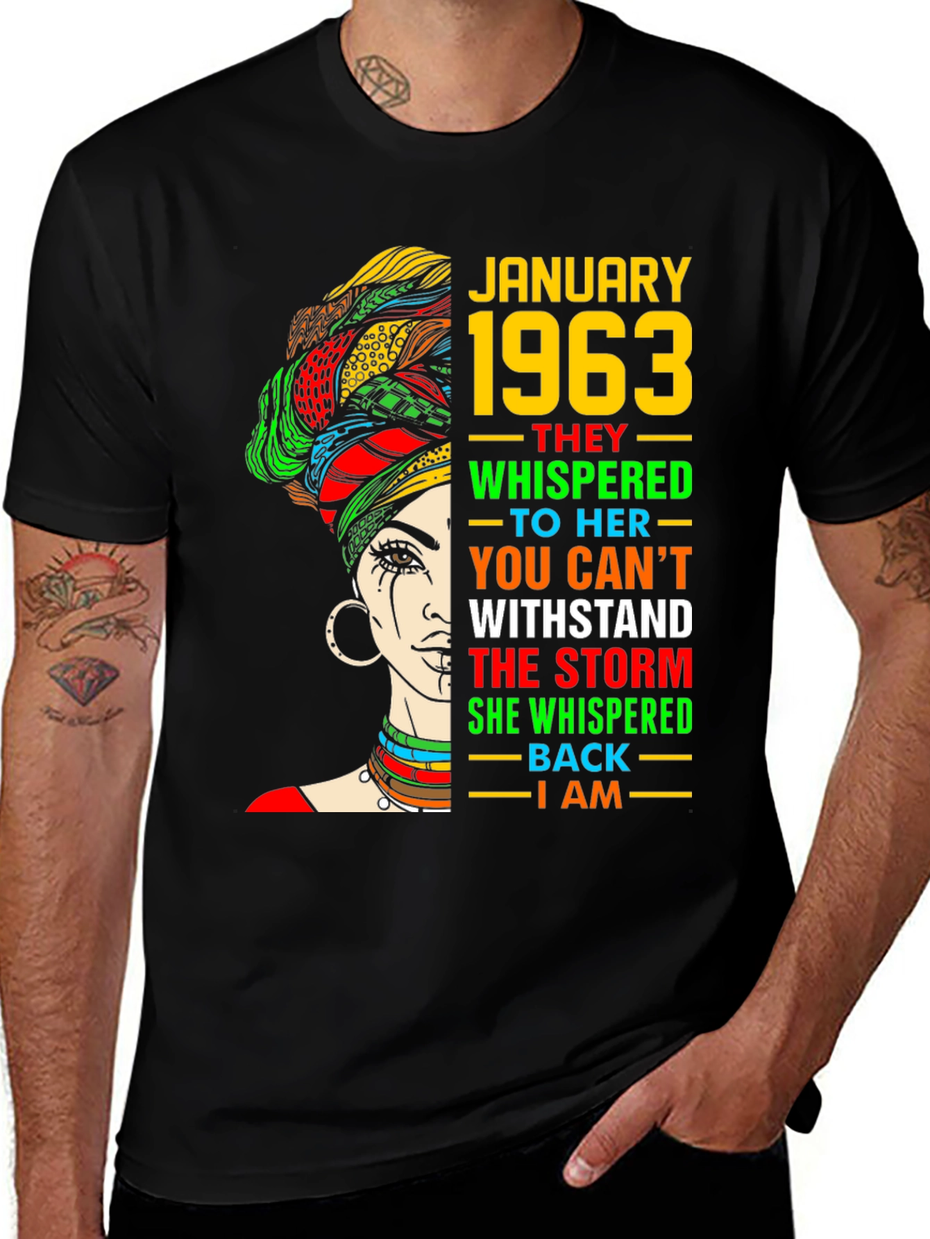 Camiseta Enero 1963 Mujer Fuerte