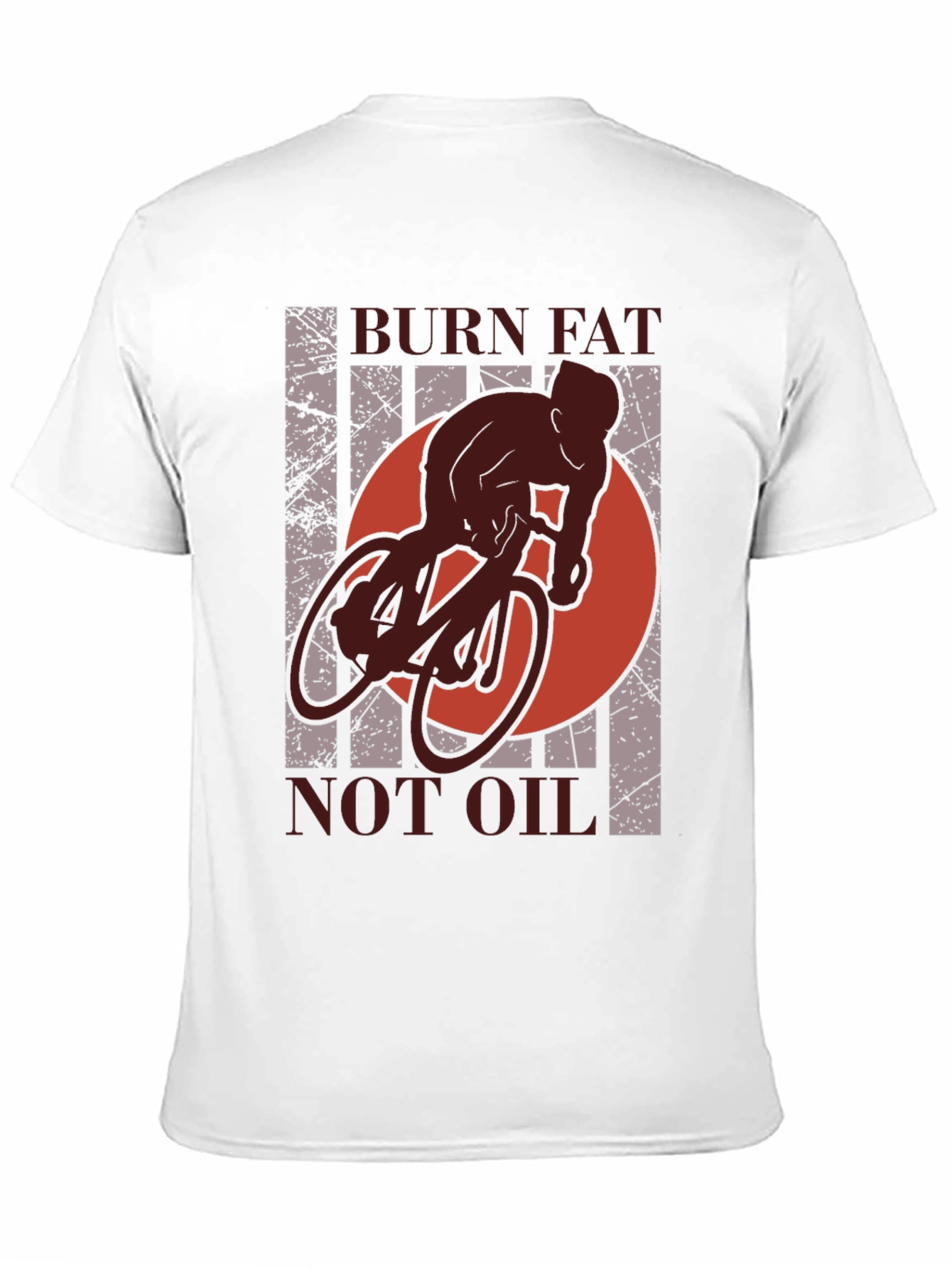 Camiseta Deportiva: Quema Grasa No Gasolina