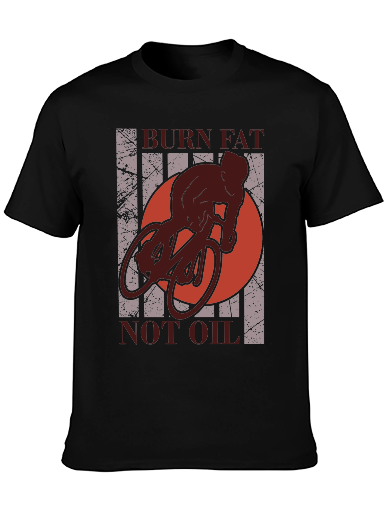 Camiseta Deportiva: Quema Grasa No Gasolina