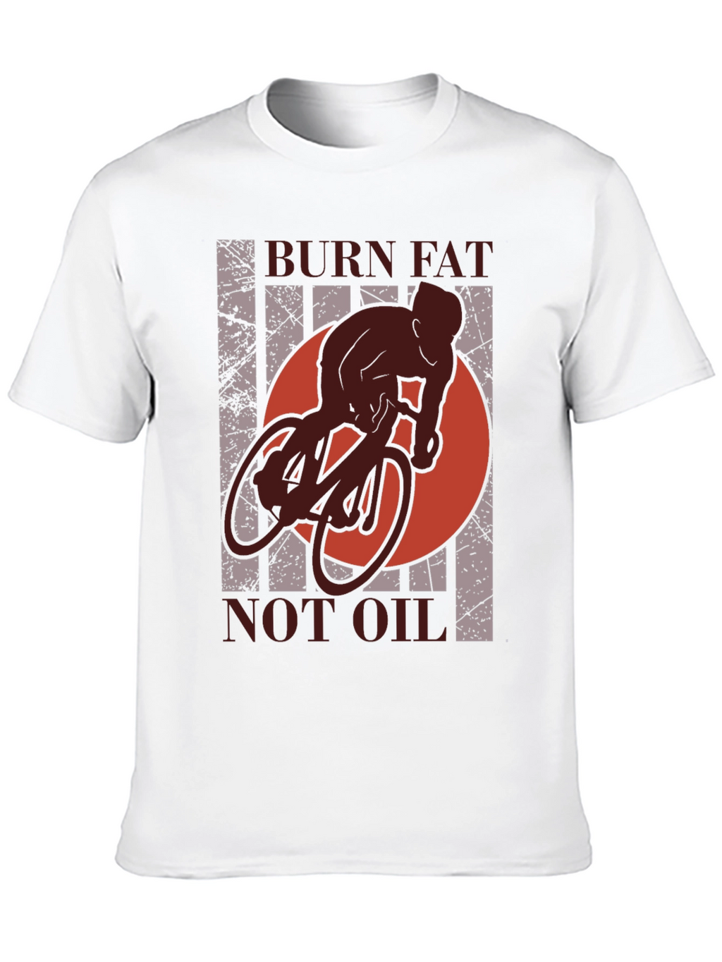 Camiseta Deportiva: Quema Grasa No Gasolina