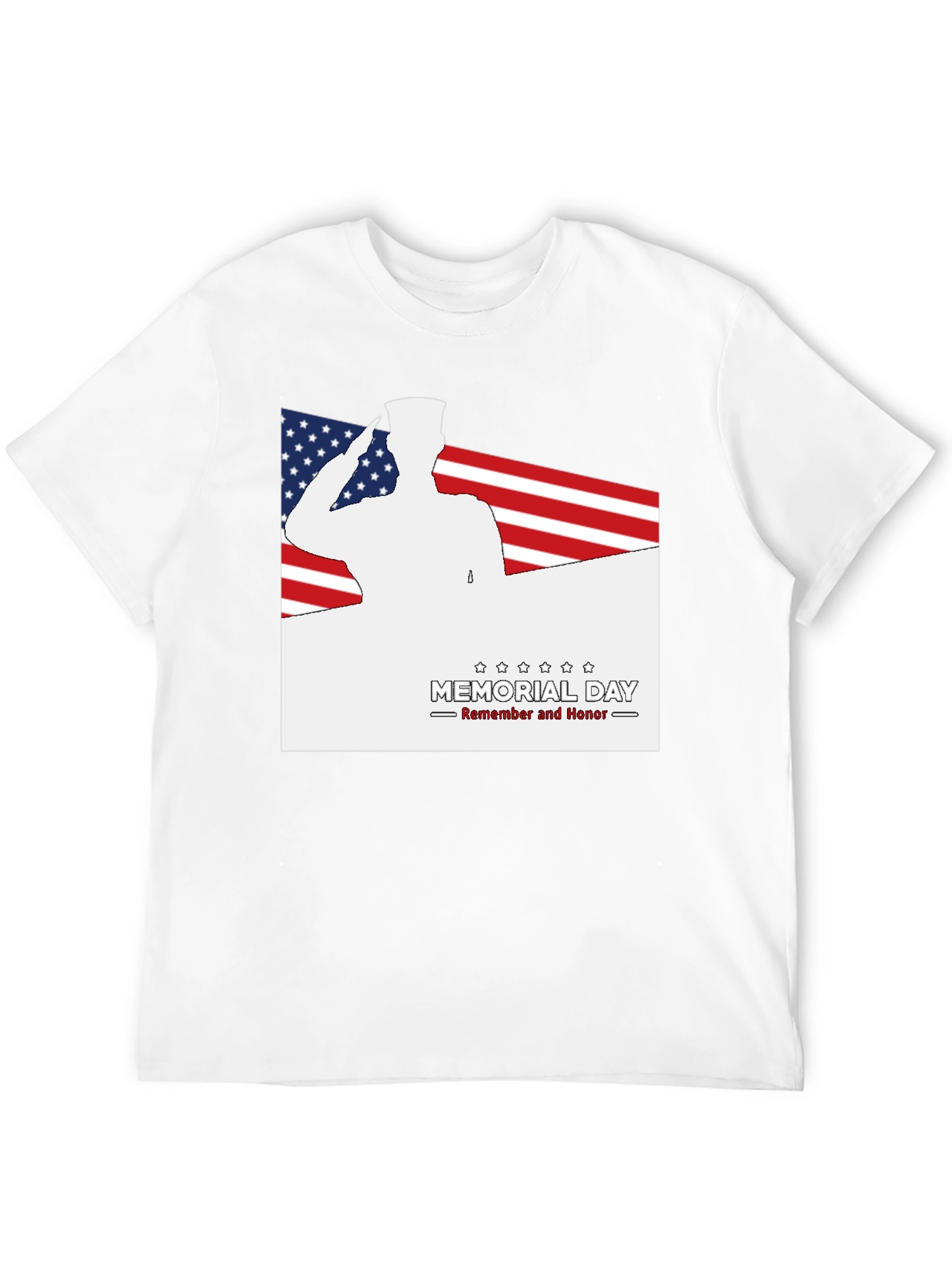 Camiseta Hombre Memorial Day - Remember and Honor