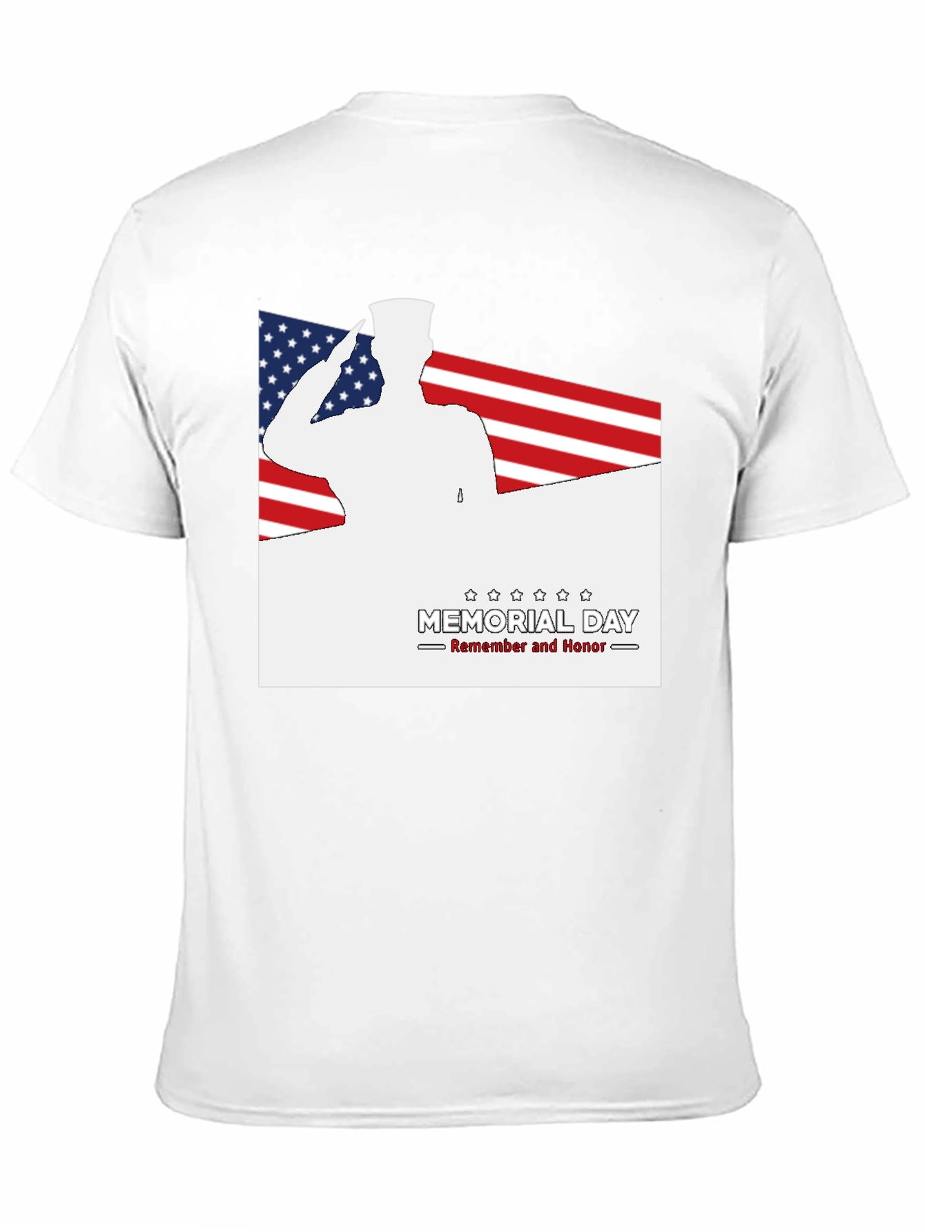 Camiseta Hombre Memorial Day - Remember and Honor