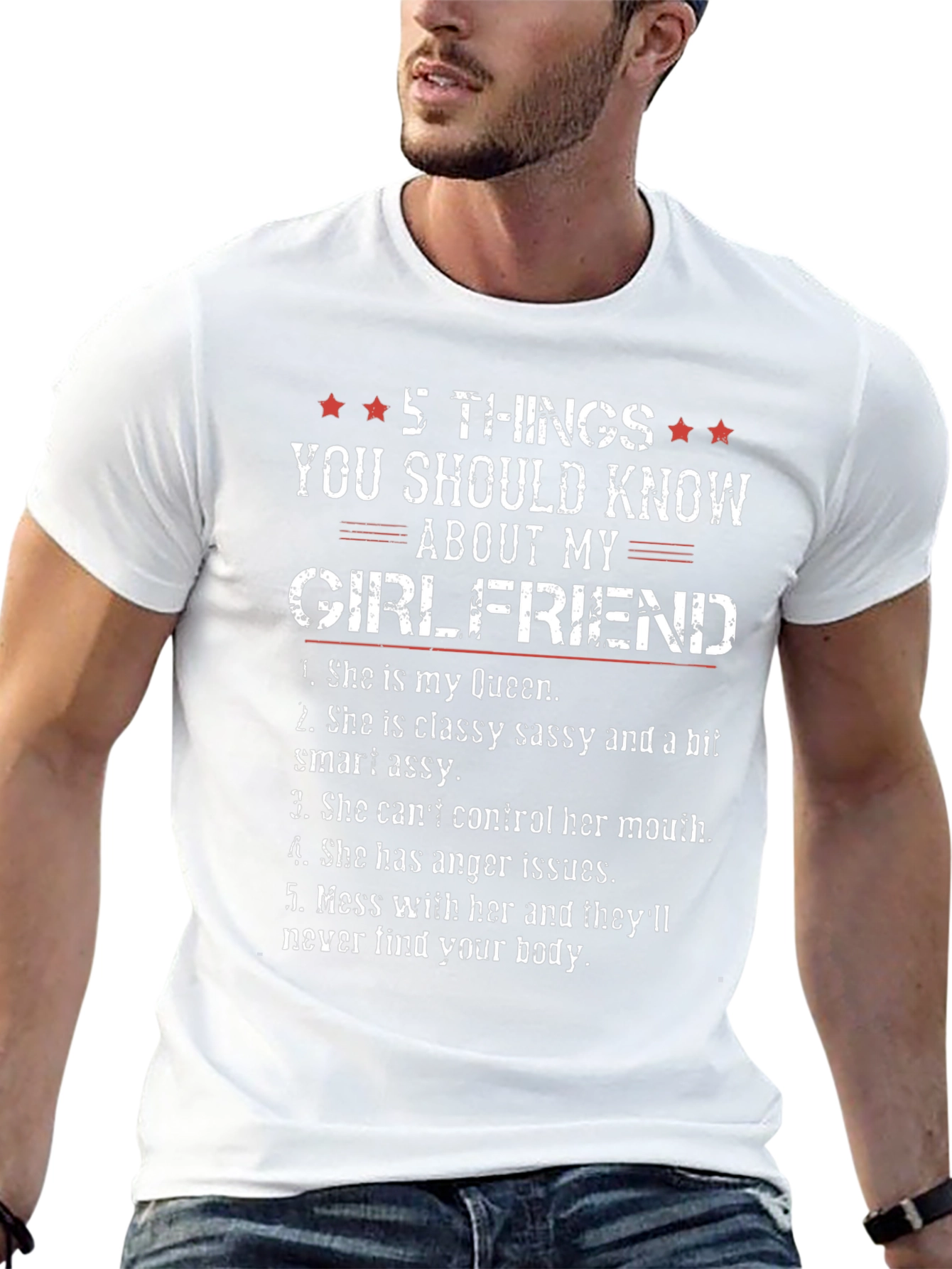Camiseta 5 Cosas de mi Novia