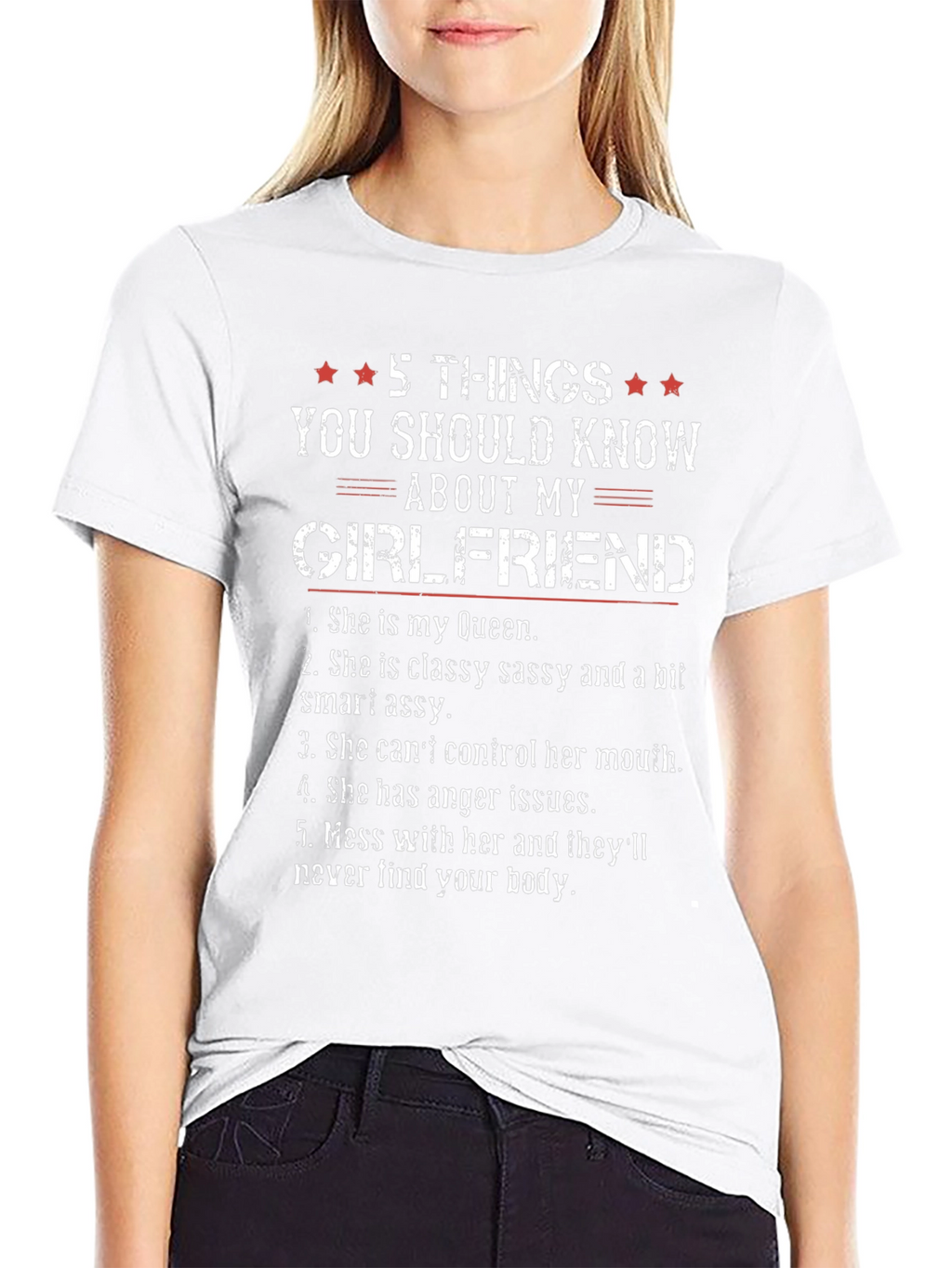 Camiseta 5 Cosas de mi Novia